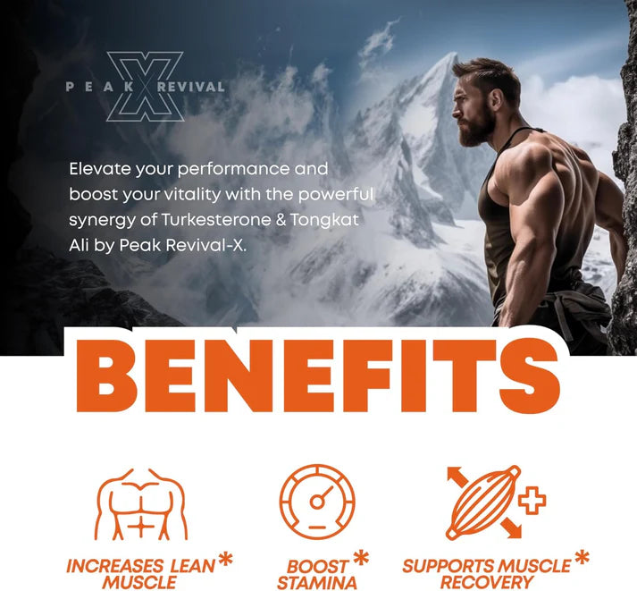 Turkesterone & Tongkat Ali – Daily Vitality & Performance Supplement | 60 Vegan Capsules